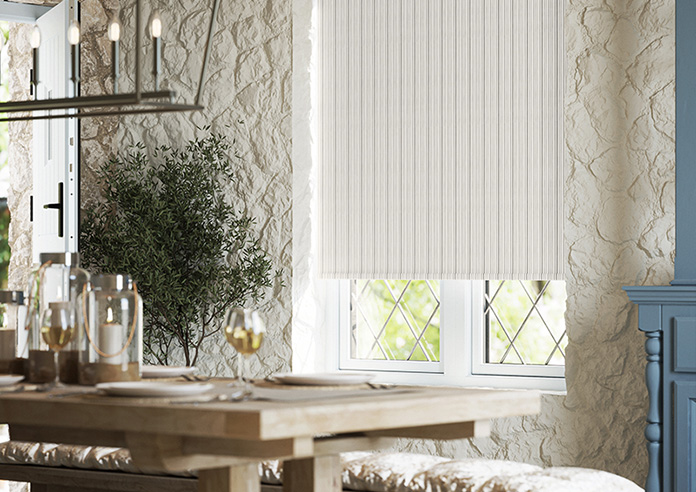 Classic Stripe, Warm Grey - Twist&Fit Roller Blind - Image 5